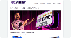 Desktop Screenshot of maxwinfrey.com